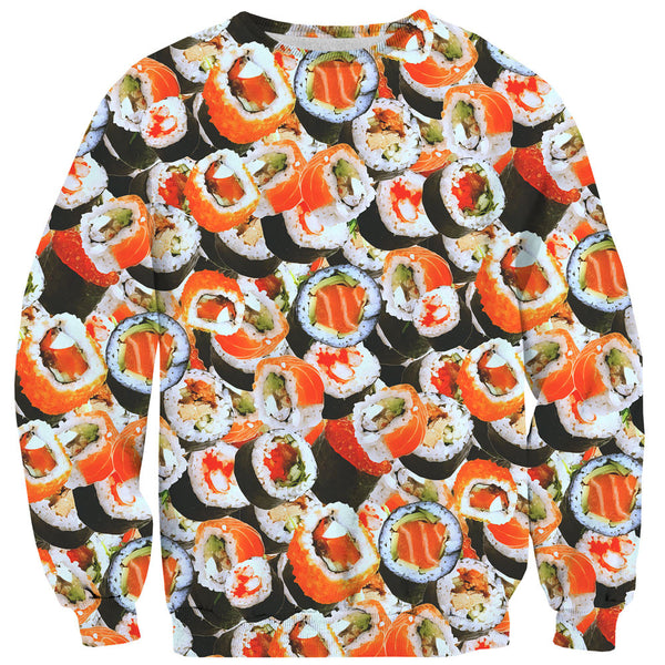 Sushi Invasion Sweater-Shelfies-| All-Over-Print Everywhere - Designed to Make You Smile