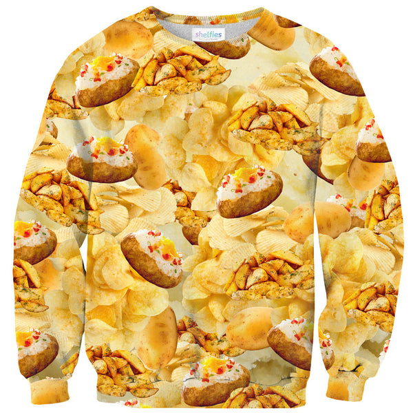 Potatoes "Taters Gonna Tate" Invasion Sweater-Shelfies-| All-Over-Print Everywhere - Designed to Make You Smile