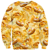 Potatoes "Taters Gonna Tate" Invasion Sweater-Shelfies-| All-Over-Print Everywhere - Designed to Make You Smile