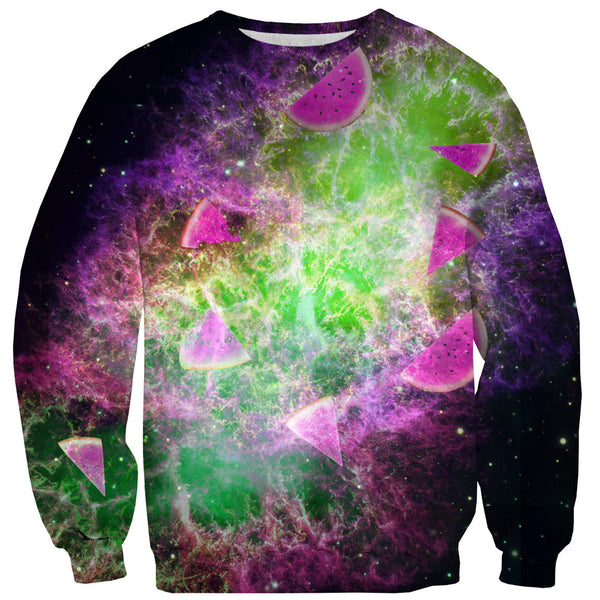 Watermelon Explosion Sweater-Shelfies-| All-Over-Print Everywhere - Designed to Make You Smile