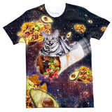 Burrito Cat T-Shirt-Subliminator-| All-Over-Print Everywhere - Designed to Make You Smile
