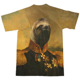 Commander Sloth T-Shirt-Subliminator-| All-Over-Print Everywhere - Designed to Make You Smile