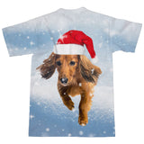 Dachshund Through the Snow T-Shirt-Subliminator-| All-Over-Print Everywhere - Designed to Make You Smile