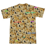 Doge "Much Fashun" Invasion T-Shirt-Subliminator-| All-Over-Print Everywhere - Designed to Make You Smile