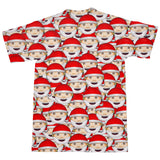 Emoji Santa Invasion T-Shirt-Shelfies-| All-Over-Print Everywhere - Designed to Make You Smile