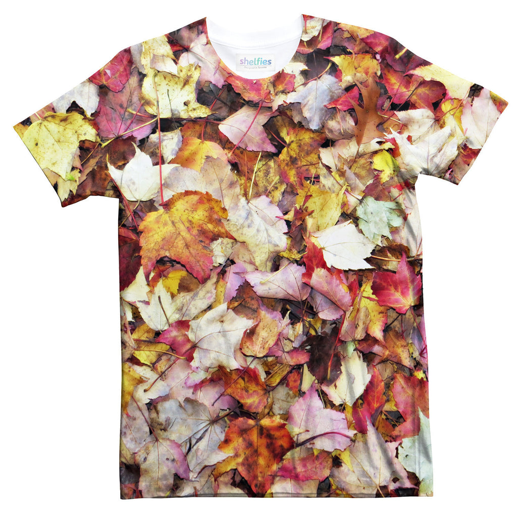 Fall Leaves T-Shirt-Shelfies-| All-Over-Print Everywhere - Designed to Make You Smile
