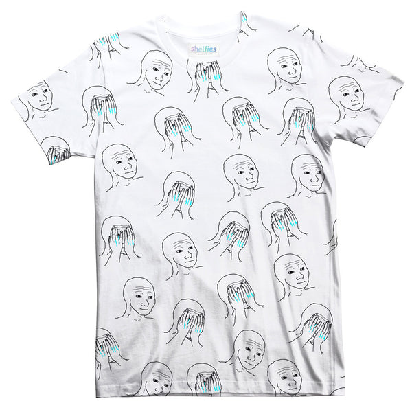 Feels T-Shirt-Shelfies-| All-Over-Print Everywhere - Designed to Make You Smile