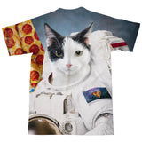 First Cat on the Moon T-Shirt-Shelfies-| All-Over-Print Everywhere - Designed to Make You Smile
