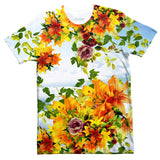 Floral Clouds T-Shirt-Shelfies-| All-Over-Print Everywhere - Designed to Make You Smile