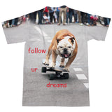 Follow Ur Dreams T-Shirt-Shelfies-| All-Over-Print Everywhere - Designed to Make You Smile