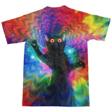 Galactic Space Kitty Kat T-Shirt-Shelfies-| All-Over-Print Everywhere - Designed to Make You Smile