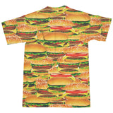 Hamburger Invasion T-Shirt-Subliminator-| All-Over-Print Everywhere - Designed to Make You Smile