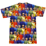 Hillary Clinton Rainbow Jumpsuits T-Shirt-Shelfies-| All-Over-Print Everywhere - Designed to Make You Smile