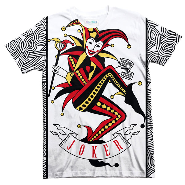 Joker Card T-Shirt-Subliminator-| All-Over-Print Everywhere - Designed to Make You Smile