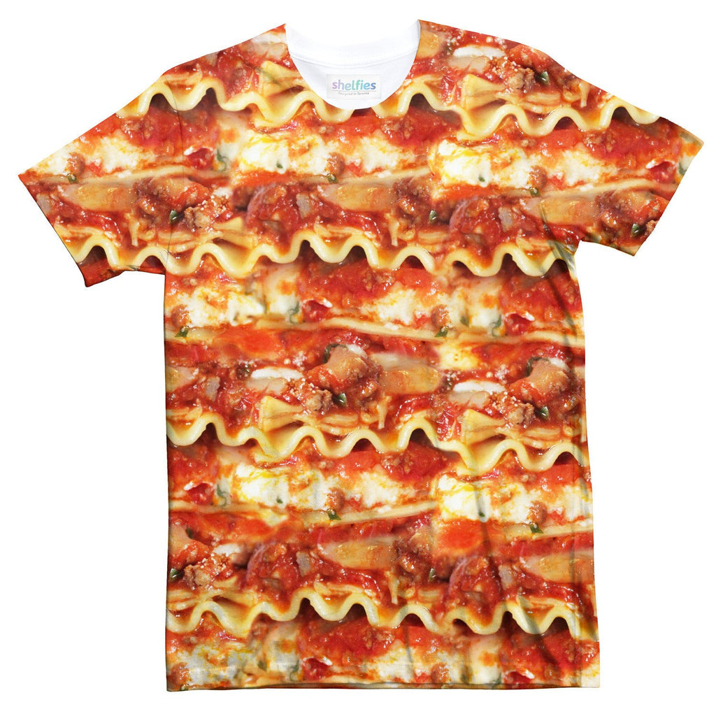 Lasagna T-Shirt-Subliminator-| All-Over-Print Everywhere - Designed to Make You Smile