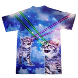 Laser Cat T-Shirt-Subliminator-| All-Over-Print Everywhere - Designed to Make You Smile