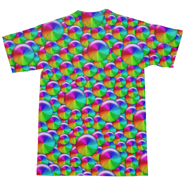 Rainbow Wheel T-Shirt-Shelfies-| All-Over-Print Everywhere - Designed to Make You Smile