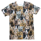 Scaredy Cat Invasion T-Shirt-Shelfies-| All-Over-Print Everywhere - Designed to Make You Smile