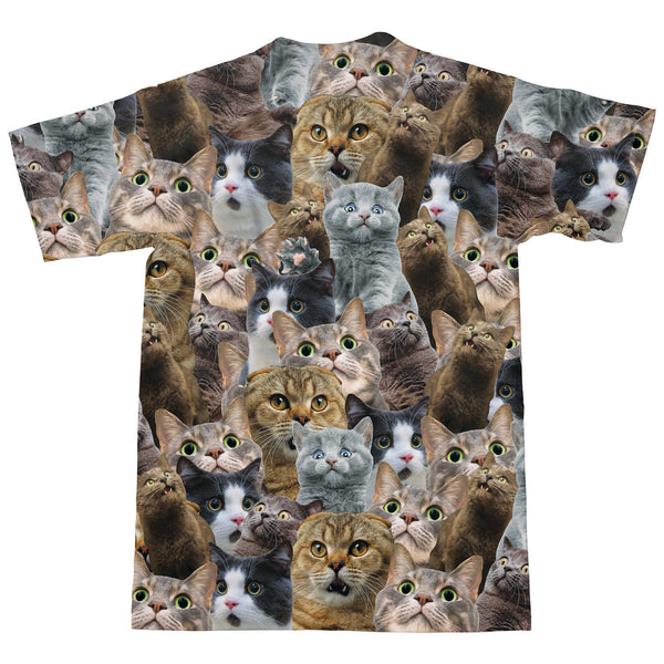 Scaredy Cat Invasion T-Shirt-Shelfies-| All-Over-Print Everywhere - Designed to Make You Smile