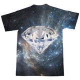 Space Diamond T-Shirt-Shelfies-| All-Over-Print Everywhere - Designed to Make You Smile