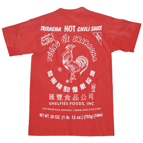 Sriracha T-Shirt-Subliminator-| All-Over-Print Everywhere - Designed to Make You Smile