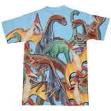 Toy Dinos T-Shirt-Shelfies-| All-Over-Print Everywhere - Designed to Make You Smile