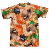 Veggie Pizza T-Shirt-Subliminator-| All-Over-Print Everywhere - Designed to Make You Smile