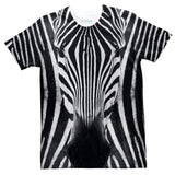 Zebra Face T-Shirt-Subliminator-| All-Over-Print Everywhere - Designed to Make You Smile
