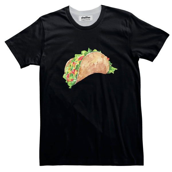 Taco Dirty To Me Basic T-Shirt-Printify-Black-S-| All-Over-Print Everywhere - Designed to Make You Smile