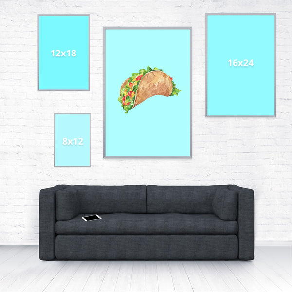 Taco Dirty To Me Poster-Shelfies-20 x 30-| All-Over-Print Everywhere - Designed to Make You Smile