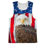 Bald Eagle Tank Top-kite.ly-| All-Over-Print Everywhere - Designed to Make You Smile
