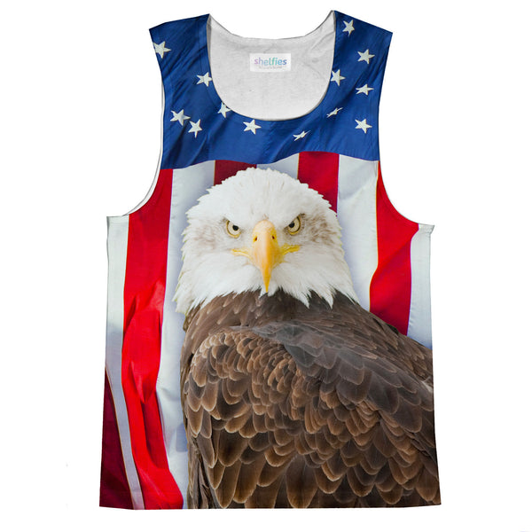 Bald Eagle Tank Top-kite.ly-| All-Over-Print Everywhere - Designed to Make You Smile