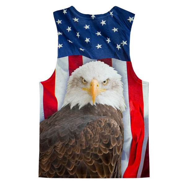 Bald Eagle Tank Top-kite.ly-| All-Over-Print Everywhere - Designed to Make You Smile