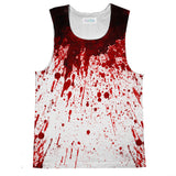 Blood Splatter Tank Top-kite.ly-| All-Over-Print Everywhere - Designed to Make You Smile