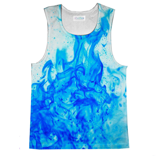 Blue Flame Tank Top-kite.ly-| All-Over-Print Everywhere - Designed to Make You Smile