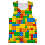 Brick Invasion Tank Top-kite.ly-| All-Over-Print Everywhere - Designed to Make You Smile