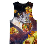Burrito Cat Tank Top-kite.ly-| All-Over-Print Everywhere - Designed to Make You Smile