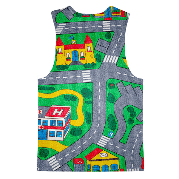 Carpet Track Tank Top-kite.ly-| All-Over-Print Everywhere - Designed to Make You Smile