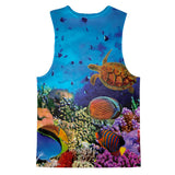 Coral Tank Top-kite.ly-| All-Over-Print Everywhere - Designed to Make You Smile