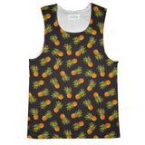 Dark Pineapple Tank Top-kite.ly-| All-Over-Print Everywhere - Designed to Make You Smile