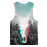 Deer Skull Tank Top-kite.ly-| All-Over-Print Everywhere - Designed to Make You Smile