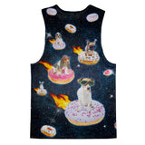 Dogs n Donuts Tank Top-kite.ly-| All-Over-Print Everywhere - Designed to Make You Smile