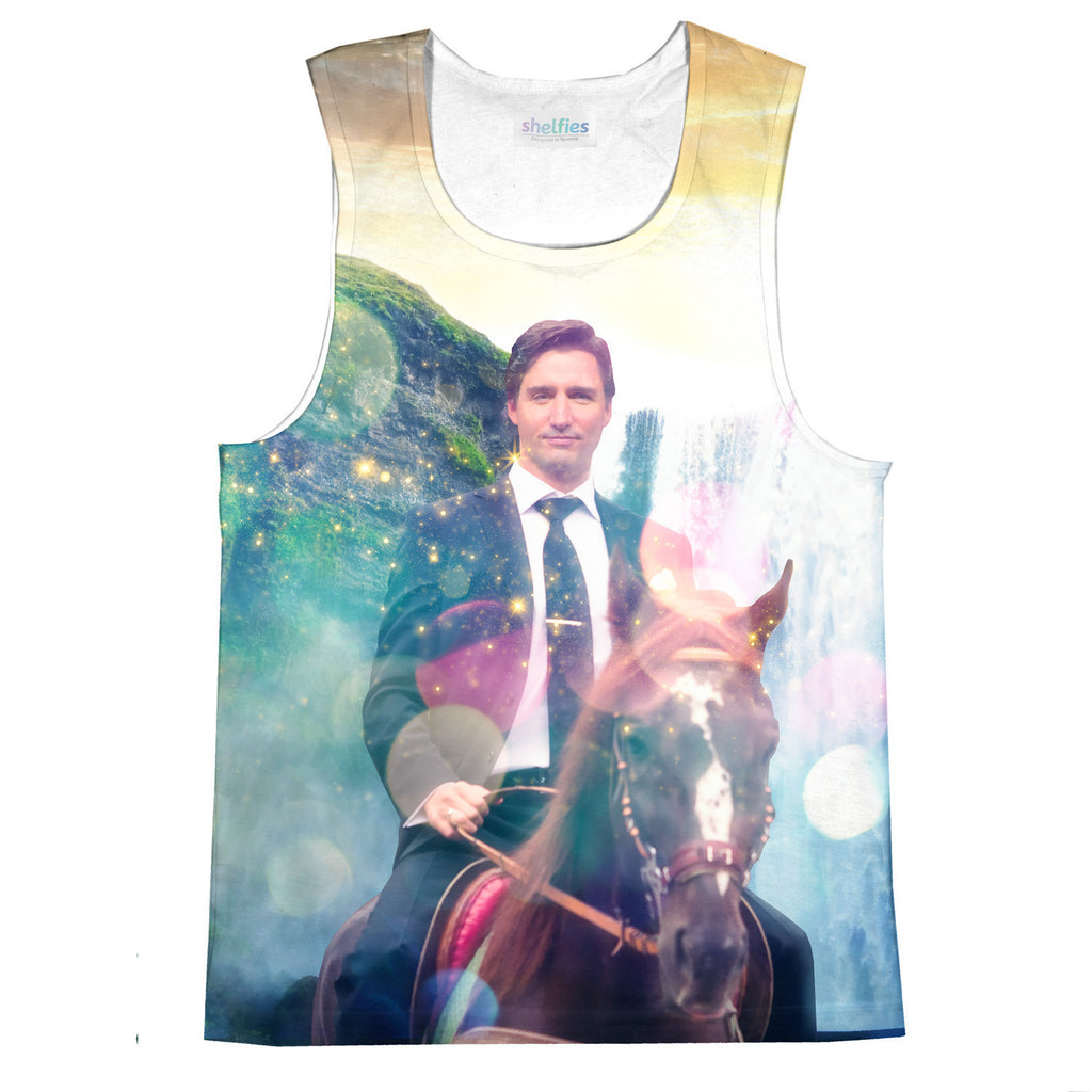 Dreamy Trudeau Tank Top-kite.ly-| All-Over-Print Everywhere - Designed to Make You Smile