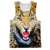 Fierce Leopard Tank Top-kite.ly-| All-Over-Print Everywhere - Designed to Make You Smile