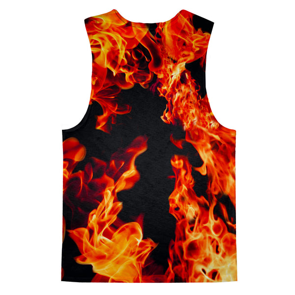 Fire Tank Top-kite.ly-| All-Over-Print Everywhere - Designed to Make You Smile