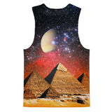 Galactic Pyramids Tank Top-kite.ly-| All-Over-Print Everywhere - Designed to Make You Smile