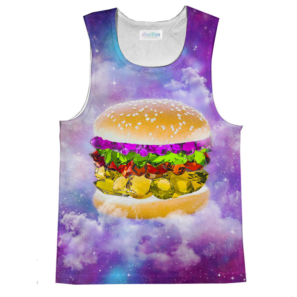 Gem Burger Tank Top-kite.ly-| All-Over-Print Everywhere - Designed to Make You Smile
