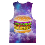 Gem Burger Tank Top-kite.ly-| All-Over-Print Everywhere - Designed to Make You Smile