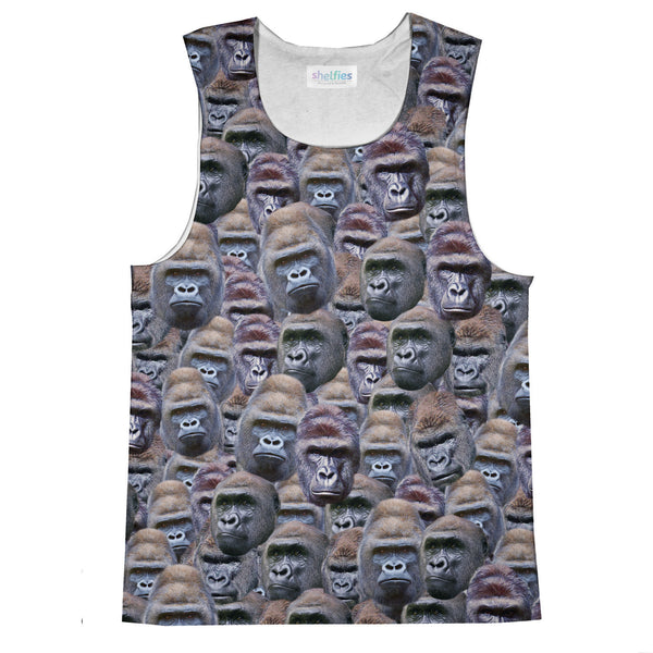 Gorilla Invasion Tank Top-kite.ly-| All-Over-Print Everywhere - Designed to Make You Smile