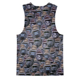 Gorilla Invasion Tank Top-kite.ly-| All-Over-Print Everywhere - Designed to Make You Smile